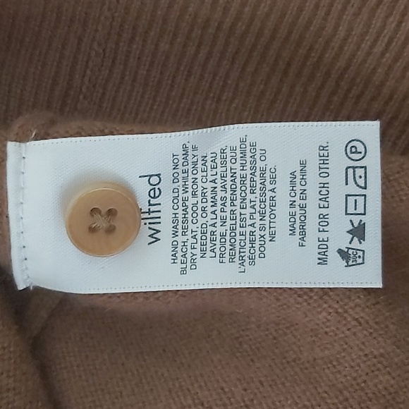 Wilfred Liteluxe Cashmere Florence Sweater in Saville size small - Picture 7 of 8